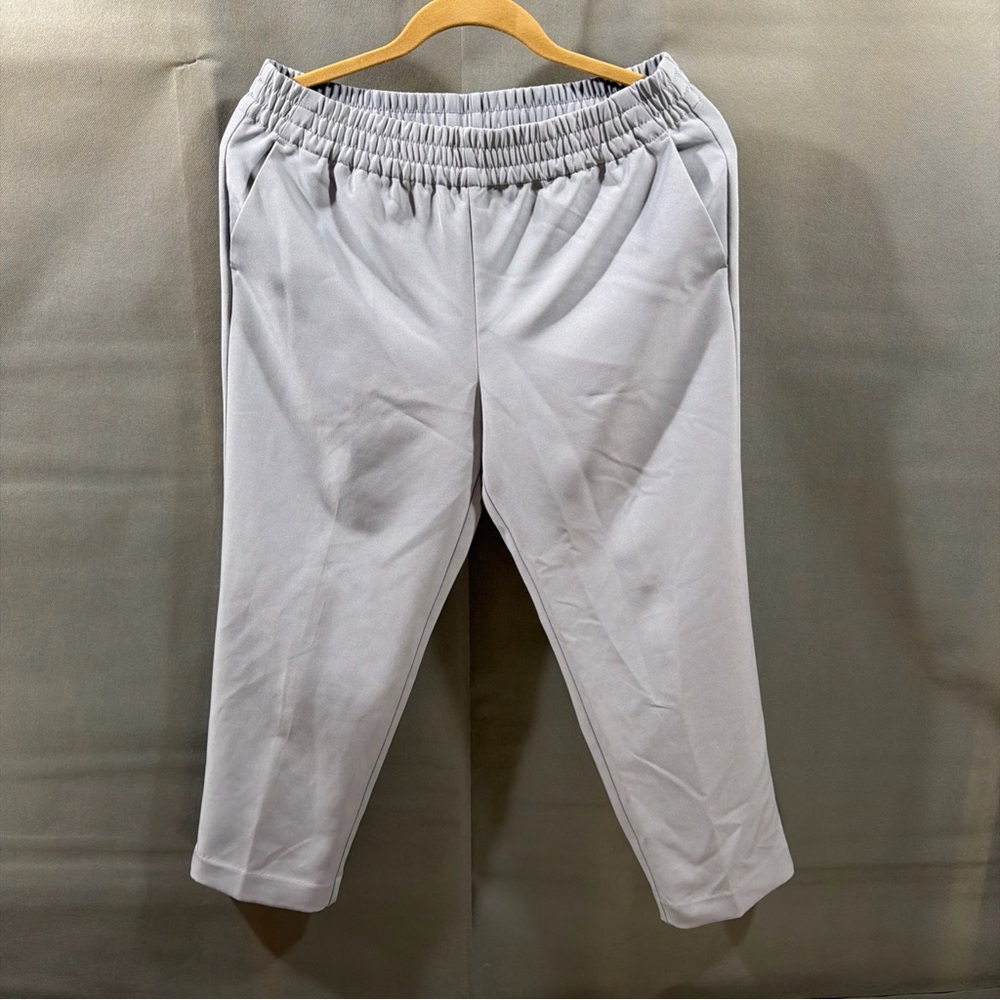 Worthington Women's Sz PS Gray Pull On Stretch Pants Straight Leg